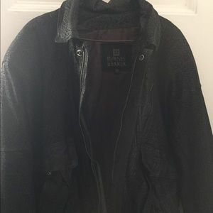 Vintage Byrnes and Baker leather jacket